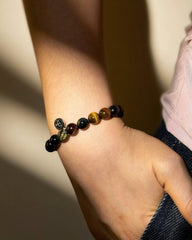 Tricolor Tiger Eye Bracelet