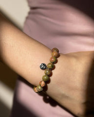 Floral Stone Bracelet