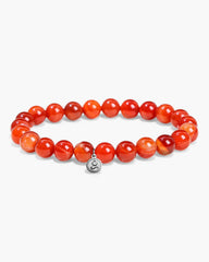 Striped Red Agate Bracelet